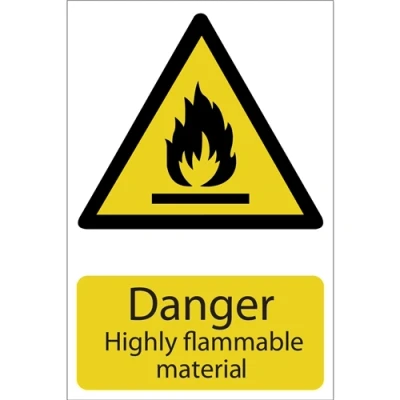 Image of Draper Danger Flammable Material