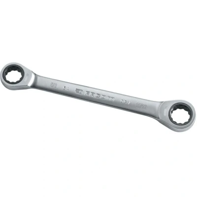 Image of FACOM Ratchet Ring Spanner, 12 Point, 1/2 x 9/16, 1 Piece, 64.1/2X9/16