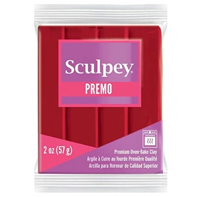 Image of Sculpey Polyform Sculpting Clay Premo, Cayenne, 2oz