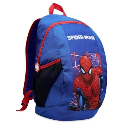 Image of Marvel Spiderman Kids Backpack with Water Bottle Pocket, Large Capacity School Rucksack Boys Gifts