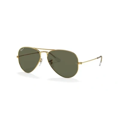 Image of Sunglasses Ray ban Rb3025 aviator col. 001/58 Unisex Pilot Gold