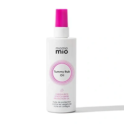 Image of Mama Mio Tummy Rub Oil 120ml Suitable for pregnant women, Vegan, Cruelty free, Dermatologically tested