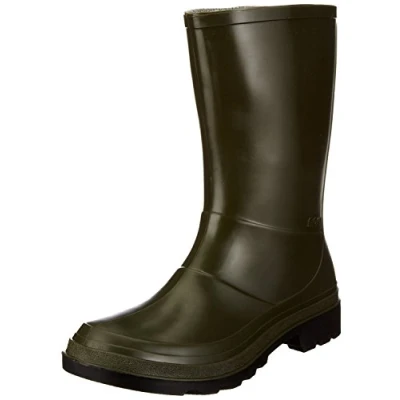 Image of Nora Unisex Iseo Wellington Boots, Green, 6.5 UK