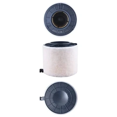 Image of 8W0133843 Air Filter MAHLE ORIGINAL LX 4410 152mm 181mm Insert AUDI: A4 B9 Avant, Saloon, A5 Coupe
