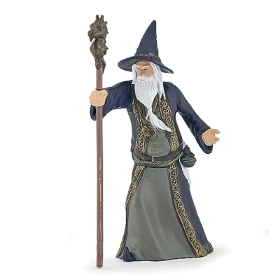 Image of Papo MEDIEVAL FANTASY 36021 Wizard Figurine, Multicolour