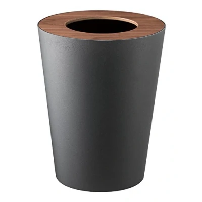Image of Yamazaki Rin Trash Can Round BR, Brown