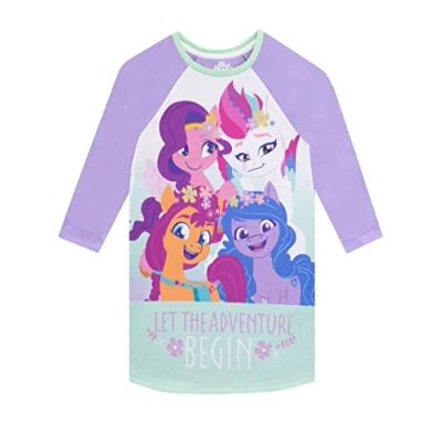 Image of My Little Pony Girls Nightdress Multicoloured 8 9 Years