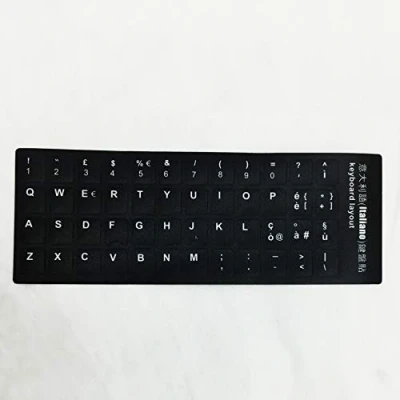 Image of Universal Computer Keyboard Film Notebook Stickers Letters English/Russian/Japanese/Italian/French/German/Korean/Spanish (Italian)