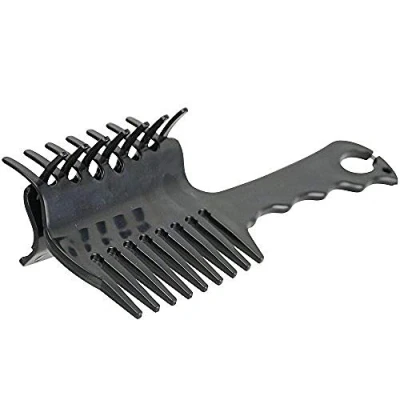 Image of HySHINE Perfect Neat Plaits Plaiting Comb Horse Pony Grooming Showing Black