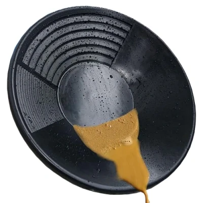 Image of Gold Pan 15 Inch Mining Panning Kit 3 Riffles Manual Equipment for Easy Sand and Prospecting Washing System Equip