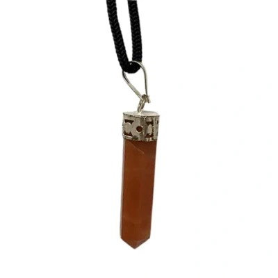 Image of VIE Pencil Pendant, 25 30mm (Red Aventurine)