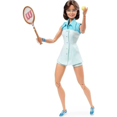 Image of Barbie GHT85 Billie Jean King Inspiring Women Doll