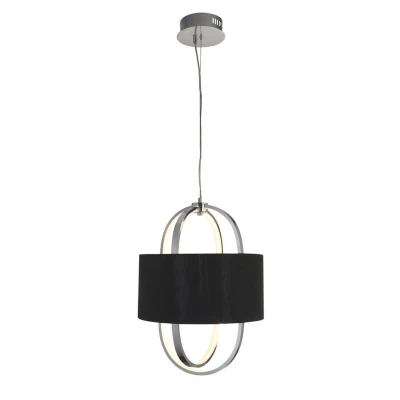 Image of Madrid LED Pendant, Black Shade 3000K