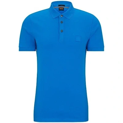 Image of BOSS Men&#039;s Passenger Polo Shirt, Open Blue465, M