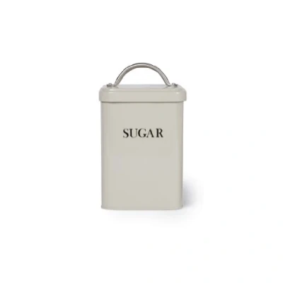 Image of Garden Trading Sugar Canister in Clay Piece Kitchen Storage and organisation Food Beverage Jars Containers