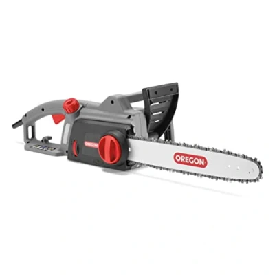Image of Oregon CS1200 1800W Electric Chainsaw, Corded Saw with 35cm (14 Inch) Guide Bar &amp; Chain, Lightweight, Low Noise Kickback, 3 Year Warranty (601682)