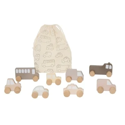 Image of Jabadabado W7247 Childrens first wooden car set