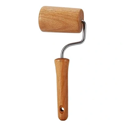 Image of TOPINCN Dough Baker Roller Set Wooden Rolling Pin Baking Kitchen Utensils for Pastry,Tortilla, Pizza, Cookie and More(#3)
