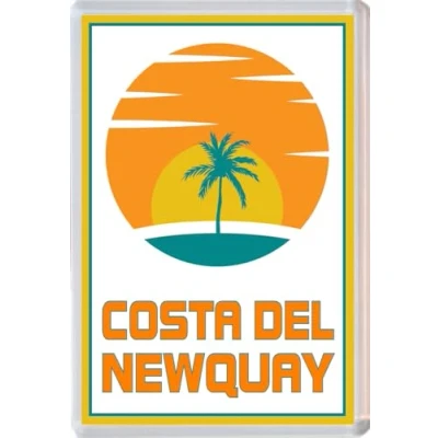Image of Costa del Newquay Jumbo Fridge Magnet 96 x 67mm