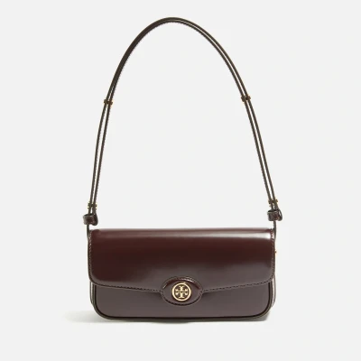 Image of Tory Burch Robinson Spazzolato Shoulder BAG Handbag, Women&#039;s, Size: One Size, Tempranillo