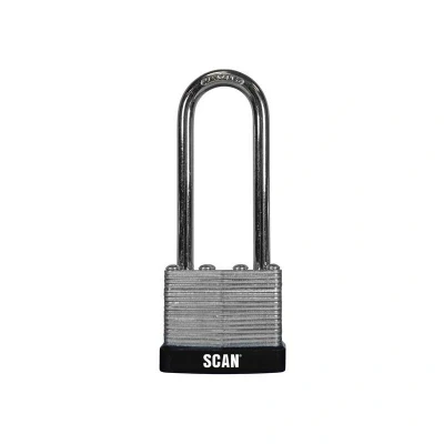 Image of Scan Laminated Steel Padlock 40mm Long Shackle SCAPLLAM40LS