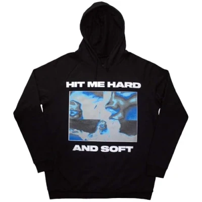 Image of Rock Off officially licensed products Billie Eilish Hit Me Hard and Soft Negative Pullover Hoodie XL Black