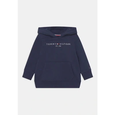 Image of Tommy Hilfiger Kids Unisex Essential Hoodie, Blue (Twilight Navy), 9 Months