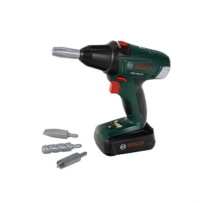 Image of Theo Klein 8567 Bosch Cordless Screwdriver I Battery Powered Drill/Screwdriver with Rotating and Interchangeable Bits Light Sound Dimensions: 20 cm x 6.5 19 Multi Colored