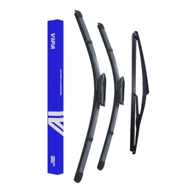 Image of Vipa Wiper Blade Set fits: CITROËN C3 MK2 Hatchback Jan 2010 to Aug 2016