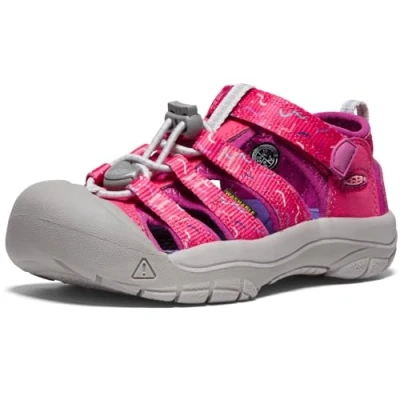 Image of KEEN Unisex Kids Newport H2 Baby Sandal, Azalea Festival Fuchsia, 3 UK Child