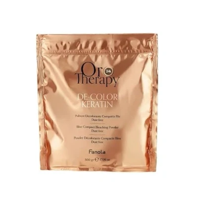 Image of Fanola Oro Therapy De Color Keratin Blue Bleaching Powder 500g