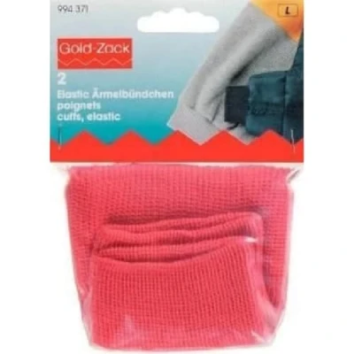 Image of Prym Elastic Cuffs, Red, On Size