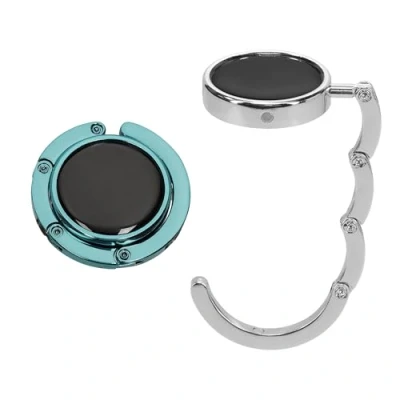 Image of kwmobile Purse Hanger for Table (Set of 2) Hook Folding Handbag Portable Bag Holder
