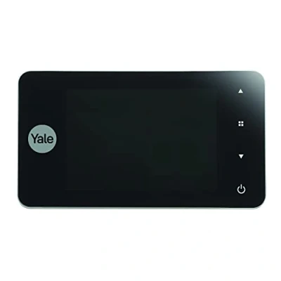 Image of Yale 45 4500 1440 00 6001 Memory Plus Captures Images Digital Door viewer, Silver/Black, Silber