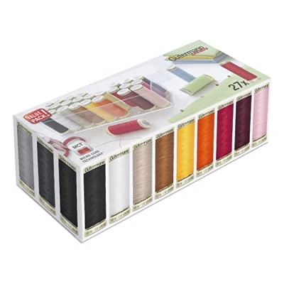 Image of Gütermann Storage Threads, Assorted, 27 Reel Box