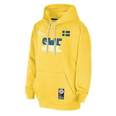 Image of FIFA Official 2023 Women&#039;s Football World Cup Adult Team Hoodie, Sweden, Yellow, X Large