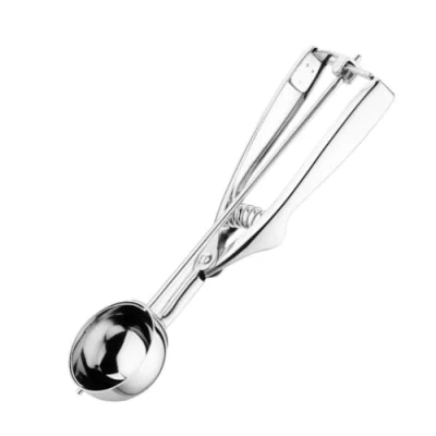 Image of Vogue Stainless Steel Portioner Size 24 Ice Cream Scoop Potato Food Spoon, 52mm, Silver