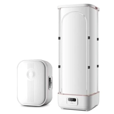 Image of ZYJIX Automatic Ironing Machine, Clothes Dryer, Steam Drying Machine Portable Household Wrinkle Removal And Folding, Mite