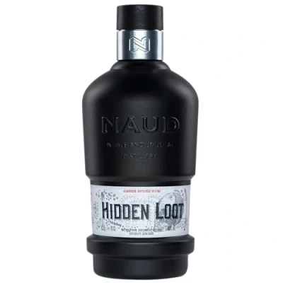 Image of NAUD Hidden Loot Spiced Rum, 40 Percent ABV, 70cl. Award Winning