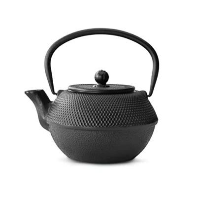 Image of Bredemeijer G002Z Teapot Asia Jang 1.1 l in Black, Cast Iron, 30 x 20 cm
