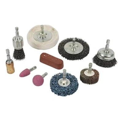 Image of Silverline Cleaning &amp; Polishing Kit 10pce 6mm