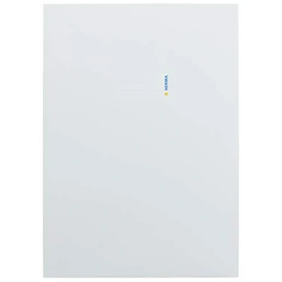Image of HERMA 19744 Notebook Covers A4 Cardboard White, Pack of 10, with Labelling Field Made Sturdy and Extra Strong Paper, Cover Set for School Notebooks, Coloured