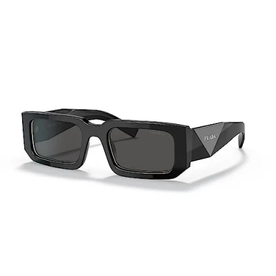 Image of Prada Sunglasses, Men&#039;s, Size: 53, Black/white