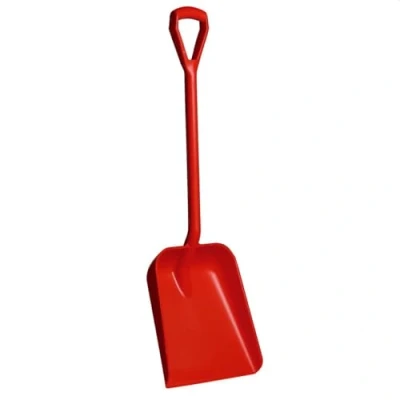 Image of Light weight Schop D Greep, corte steel polypropylene boogte 1035 mm groot diep blade (379 x 345 90 mm)