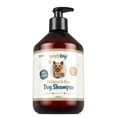 Image of 500ML Oatmeal Shampoo for Dogs from Doggy Bag Deodorising and Conditioning Easy Rinse Mild Dog with Pro Vitamin B5