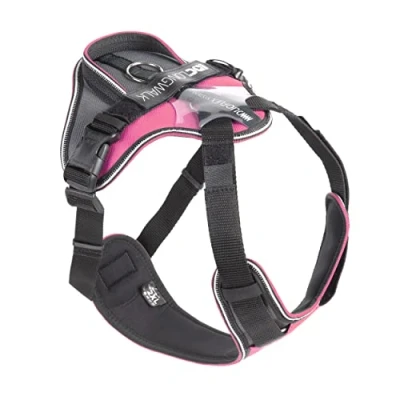 Image of IDC Longwalk Y Harness, Pink Gray, Size: 2XL