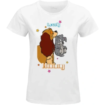 Image of Disney Women&#039;s Wodladyts008 T Shirt, White, S