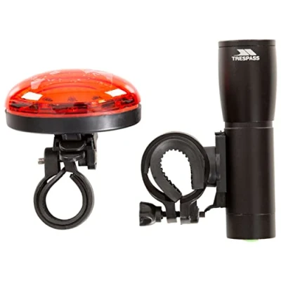 Image of Trespass Photon, Not Applicable, Bike Light Set Front &amp; Rear Light, Multicolour
