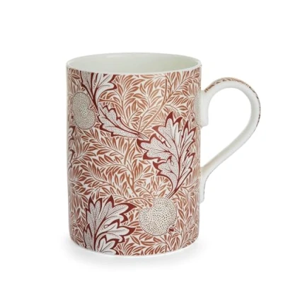 Image of Morris &amp; Co Spode MCOL5583 XSM Mug Fine Bone China Apple Single Mug, Multi Colored, 340ml Capacity