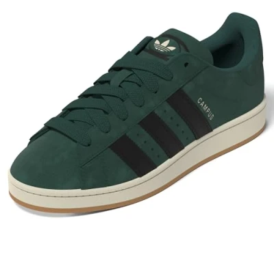 Image of adidas Originals Campus 00S Unisex Trainers, Size: 5.5, Collegiate green/core black/off white Suede